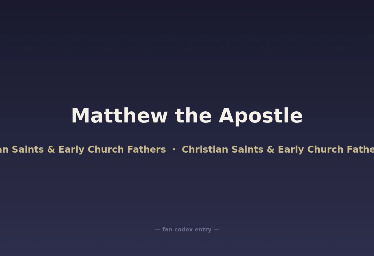 Matthew the Apostle