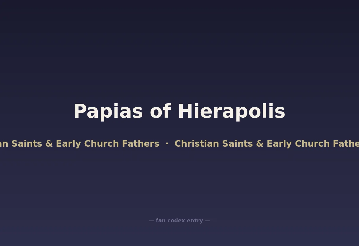 Papias of Hierapolis